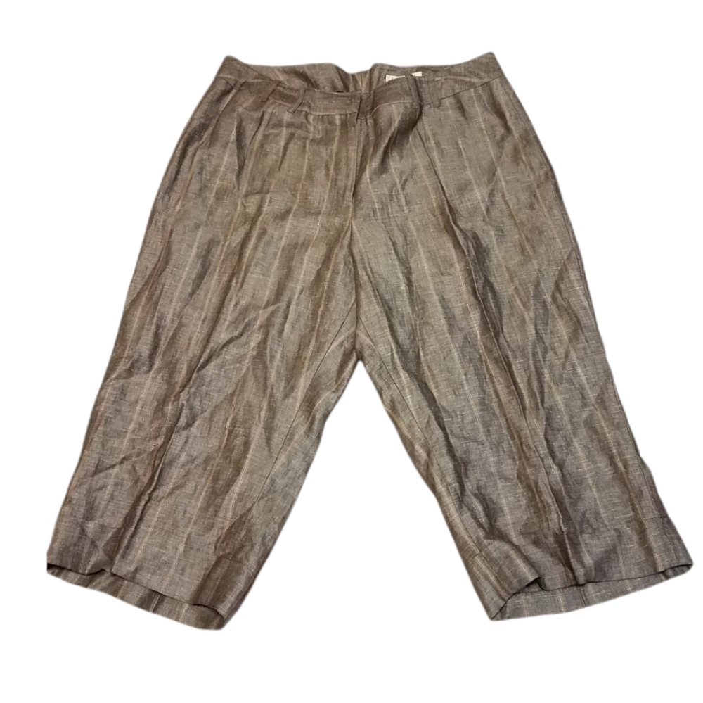 David N STRIPED Capris